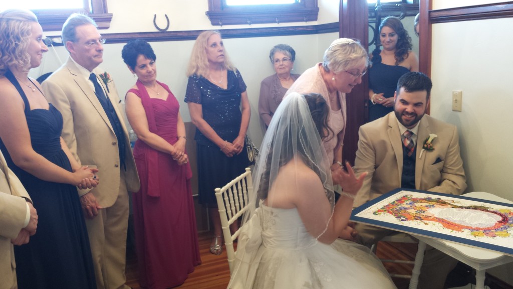 Ketubah signing