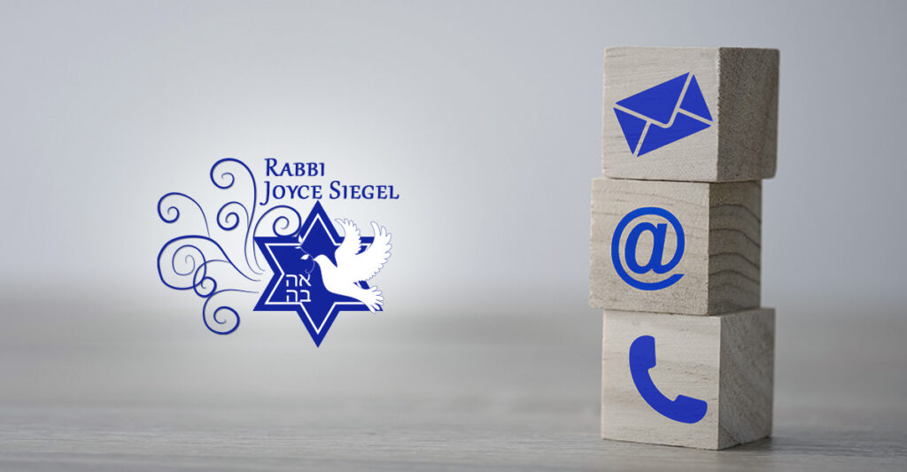 Contact Rabbi Joyce